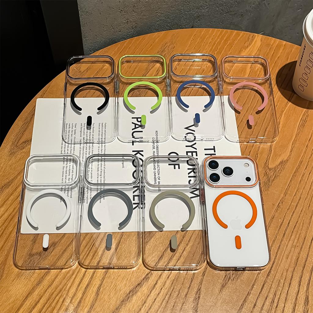 For iPhone 17 Pro Max Case Compatible with MagSafe Protective TPU+PC Phone Cover