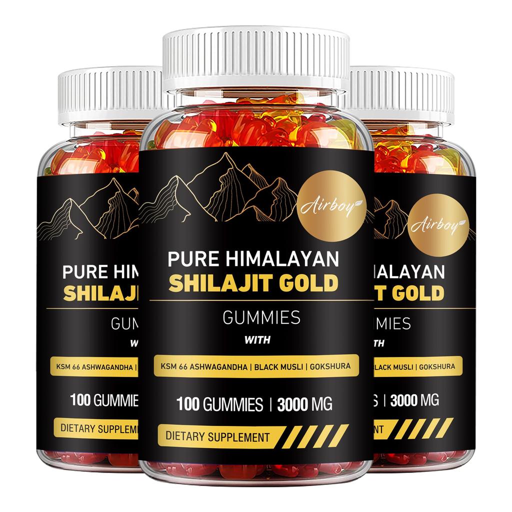 All-natural Shiraiji Gummies, Rich In Ashwagandha and Ginseng Extracts, Promote Muscle Recovery, Suitable for Adults.