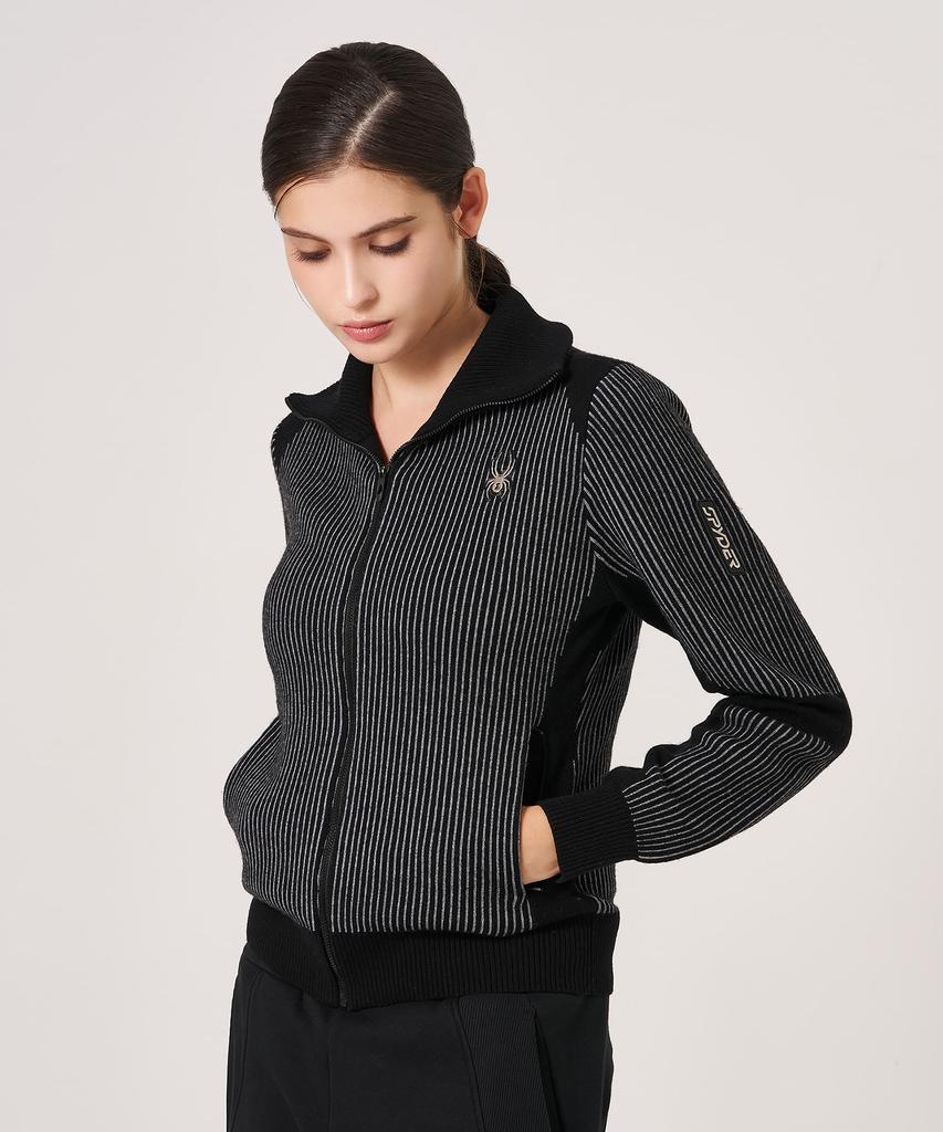 Spyder Women'S Patrol Zip-Up Sweater Spkfcnft252Wblk