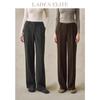 Women's Warm Straight-Leg Wide-Leg Casual Pants