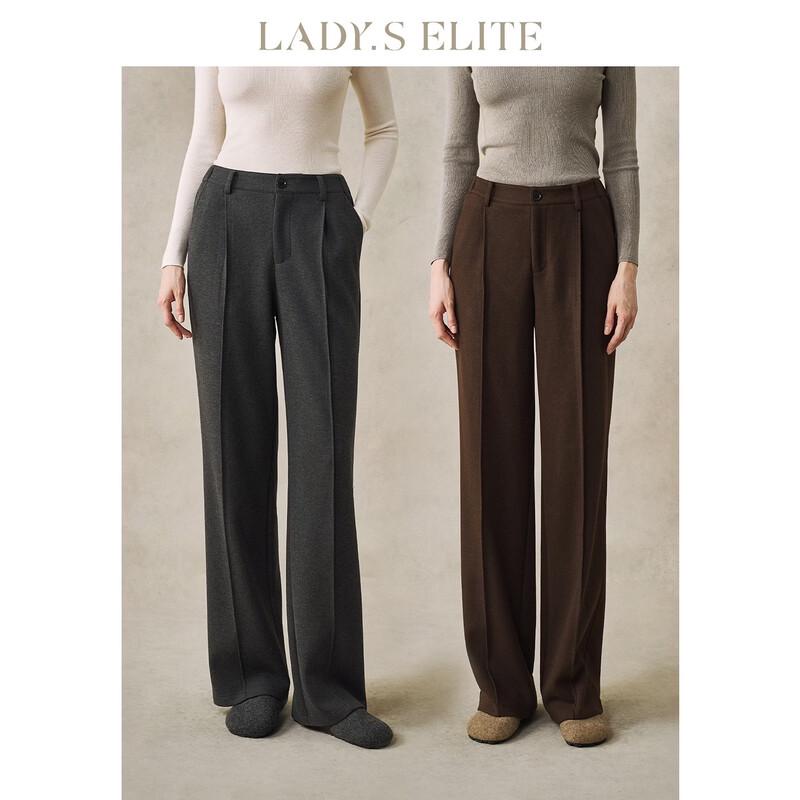 Women s Warm Straight-Leg Wide-Leg Casual Pants M