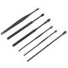 Portable Ear Pick Spoon Earwax Removal Tool Kit Stainless Steel Spiral Ear Wax Cleaner Set