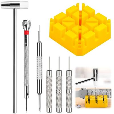 Watch Tool Set, Watch Strap Remover, Bracelet Adjuster, Watch Repair Tool, Watch Pin Remover, Convenient and Durable