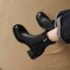 Krazing Pot Microfiber Winter Round Toe Modern Platform Size 33 Boots Size 43 Women Fashion Ankle Boots