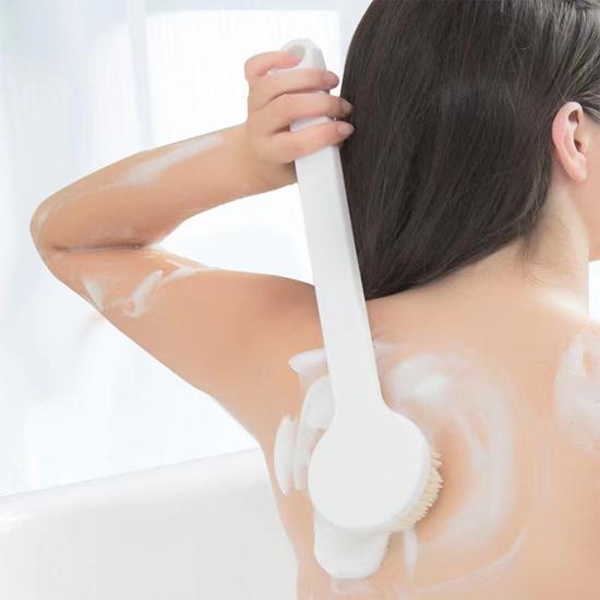 

Щетка для купания с длинной ручкой, мягкий ворс, щетка для купания, инструмент для растирания спины, щетка для купания, щетка для творчества. Pack of 3 белый