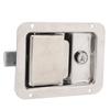 Tool Box Latch Stainless Steel 5.5x4.3in Flush Mount RV Toolbox Handle Lock with Keys Gasket for Caravan Truck RV