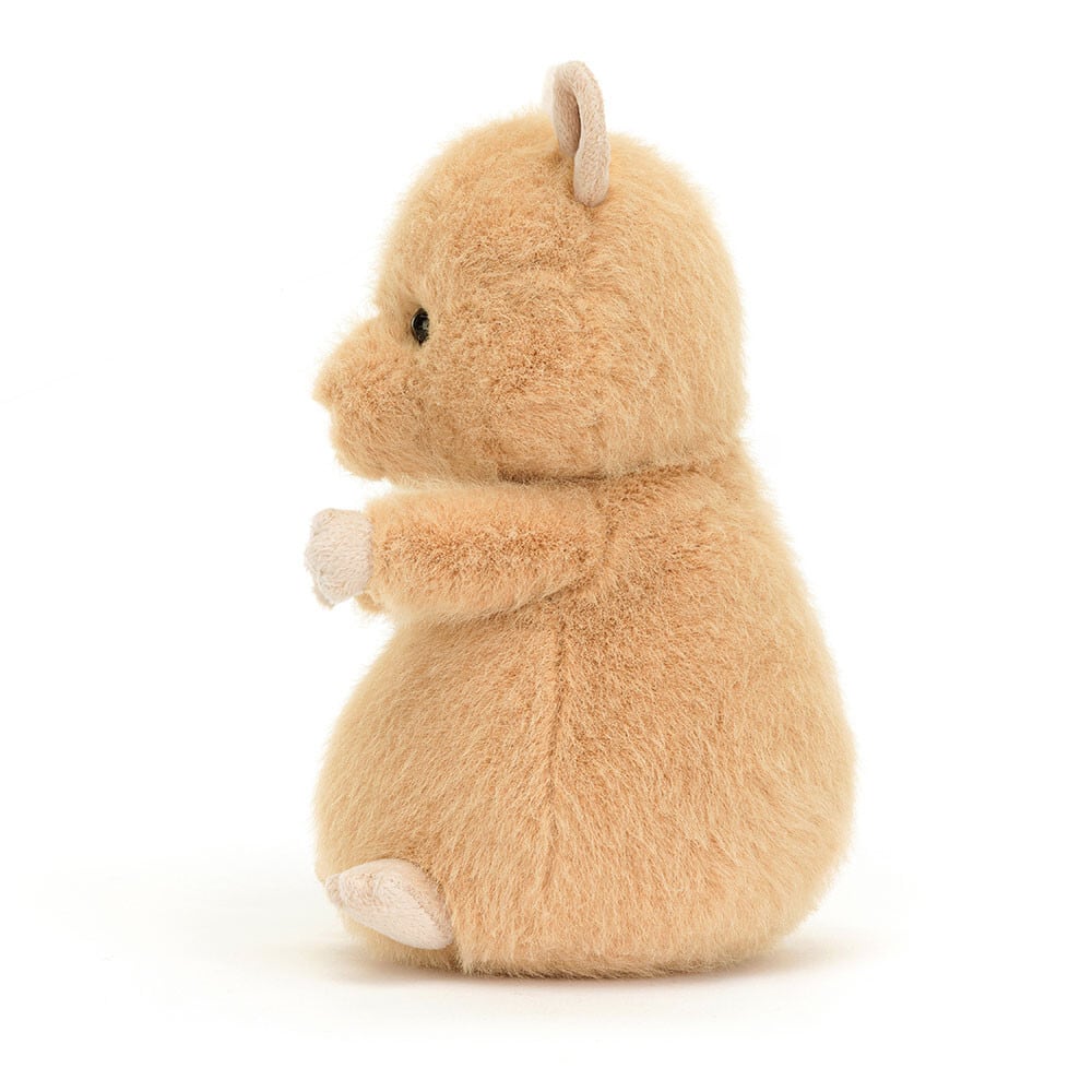 Peluche Originale Jellycat Hunk Hamster HNK3HAM con design tenero e carino. Ideale asilo per bambini piccoli come regalo ai nipoti al loro ingresso