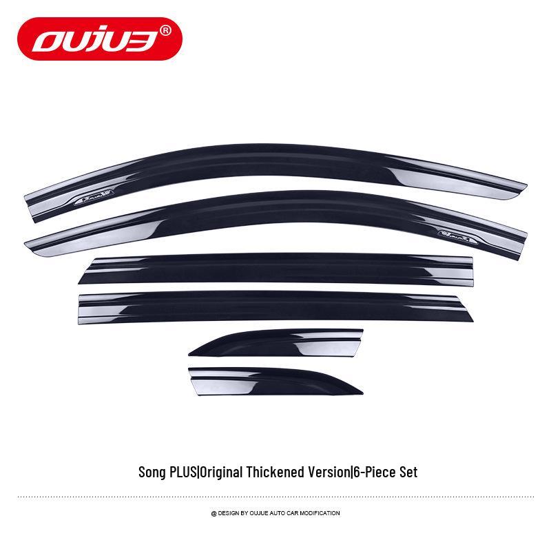 Electroplated Rain Guards for BYD Song Pro/PLUS/MAX DMI Window Eyebrows
