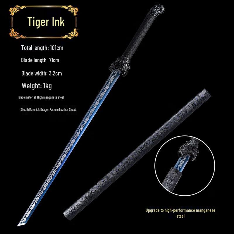 Manganese Steel Tang & Xiuchun Style Decorative Saber (Unsharpened)