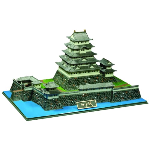 Doyusha 1/700 Japanese Castle JOYJOY Collection Edo Castle Plastic Model JJ-4 Molded in Color