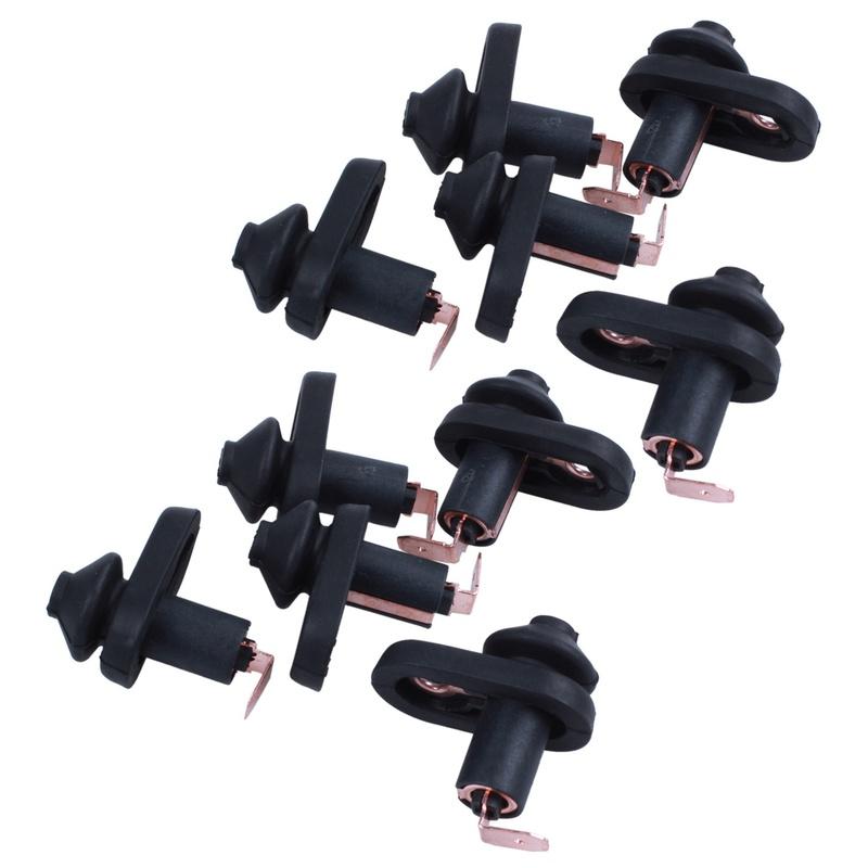 10 Pieces Black Door Lamp Light Switch Mounting For Car