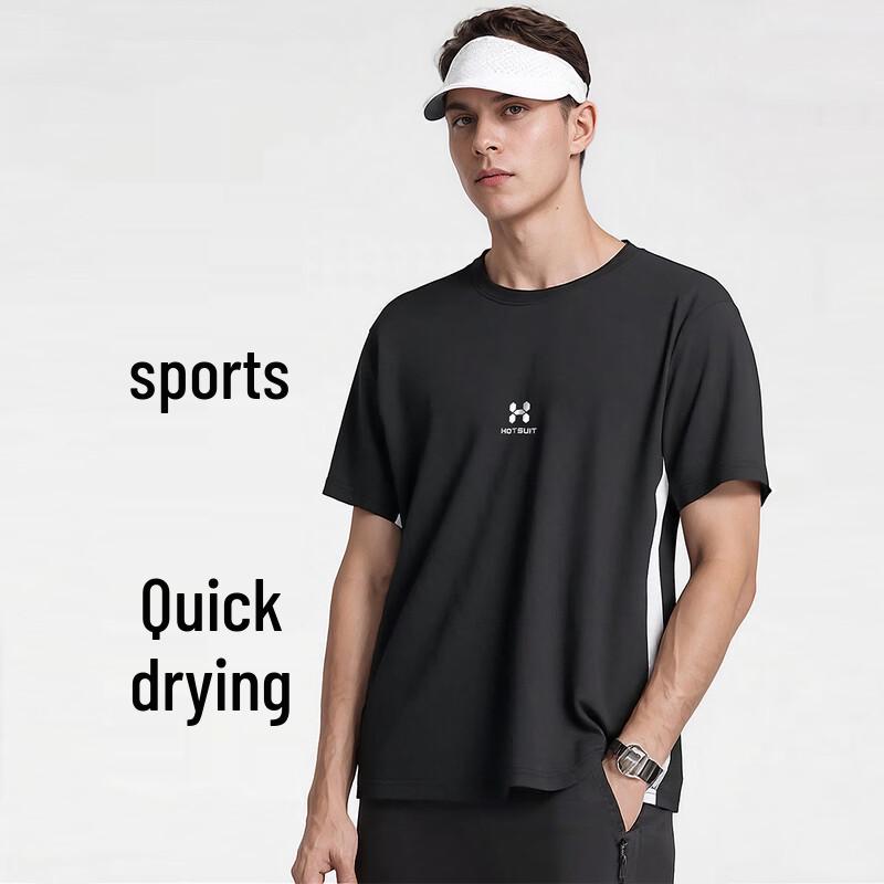 HOTSUIT Men s Short Sleeve Sport T-Shirt M