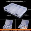 Extra Large 30-Grid Transparent Detachable Storage Box for Building Block Toys - Multi-Layer Organizer