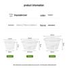 Disposable Round Takeout Food Containers with Lids