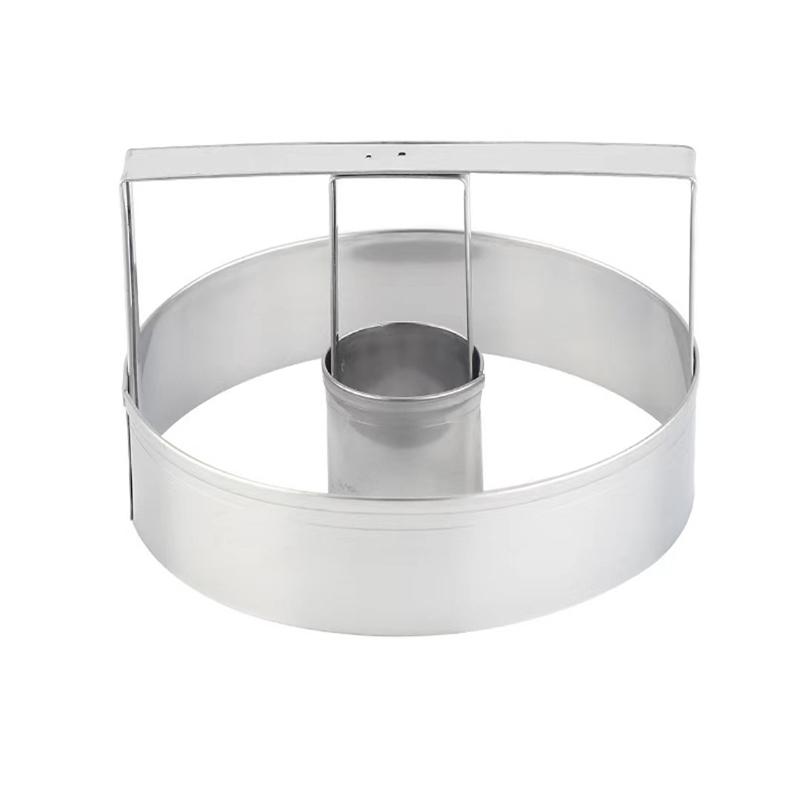 Edelstahl Donutform Keksstempel Form Kuchen Dekoration Werkzeug DIY Kuchen Brot Schokolade Teigschneider Küchen Backzubehör