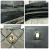 Chanel Matelasse Quilted  Shoulder Bag  Tote Bag   Patent Leather, Black, CC Logo, Silver-tone Hardware