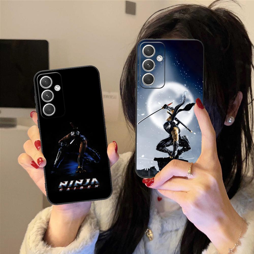Ninja Gaiden Phone Case for Samsung Galaxy S25 S24 S23 S22 S21 S20 S10 S9 Plus FE Ultra Lite Black Smartphone Cellphones