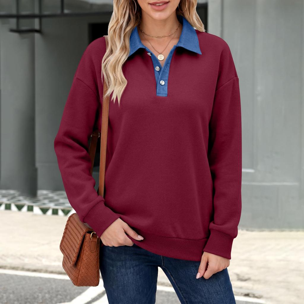Women's Casual Fashion V-Neck Knit Top, Knitwear for Everyday Wear and Going Out