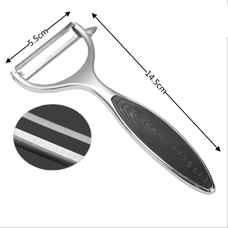 Stainless Steel Paring Knife Wholesale Pumpkin Melon Planer Kitchen Zinc Alloy Fruit and Melon Household Peeler Scraping Knife