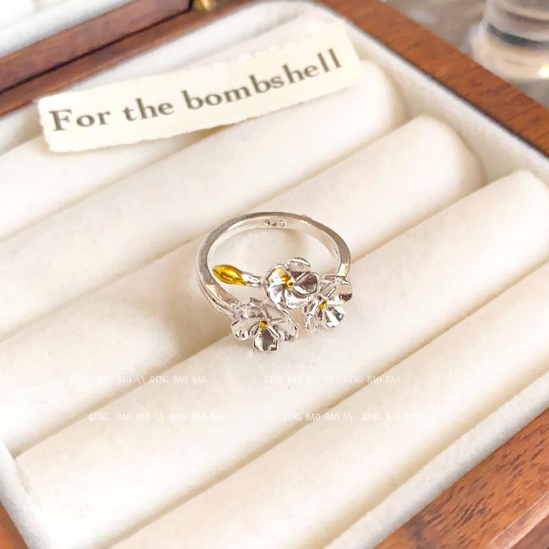 Korean-Style Niche Design Women's Adjustable Index Finger Ring: Chic, Versatile, and High-End for a Cold, Distinctive Look