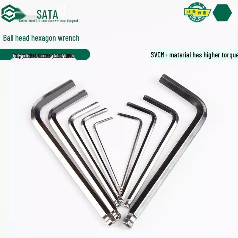 SATA Ball-End Hex Key Wrench