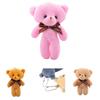 Bear Teddy Plush Toy Keychain Keyring Pendant Stuffed Doll Gift Kids Girlfriend