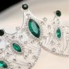 Elegant Large Crown Headband for Performances and Birthdays Featuring Sturdy Alloy Materials and Stylish Crystals