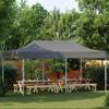 Pop-up Feesttent Opvouwbaar 3 x 6 m Antraciet