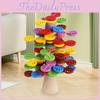 Assembling Wooden Kids Rotating Stacking Balancing Blocks With Color Recognition
