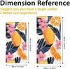 1pc Tropical Fruits Beach Towel Yellow Citrus Floral Microfiber, Quick Dry Absorbent Sand Free Soft Lightweight Travel Blanket