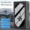 Portable Air Compressor Electric Car Pump Automatic Motorcycle Tire Inflator Digital Pressure Gauge Detect with LED Lamp