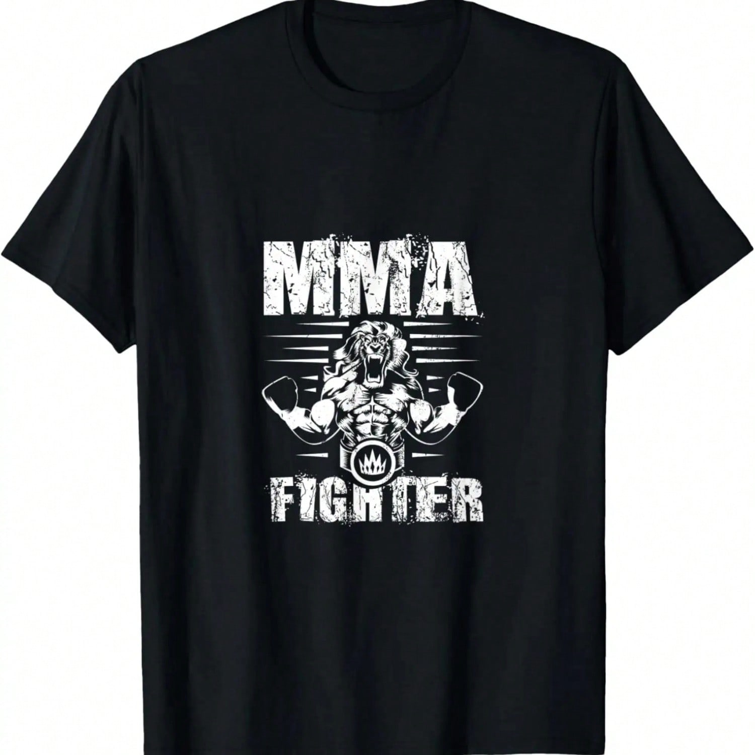 Lion Mixed Martial Arts Fighter Mma Beast Champ T-Shirt S