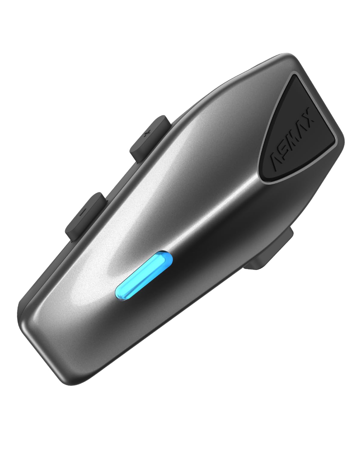 ASMAX S1 Motorcycle Bluetooth Headset Motorcycle Mesh Group Intercom Helmet Bluetooth Headset 8 Riders AI Voice & FM for Helmet S1