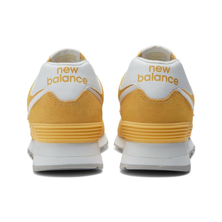 New Balance 574 Casual Running Shoes Pastel Yellow White Women's WL574FV2