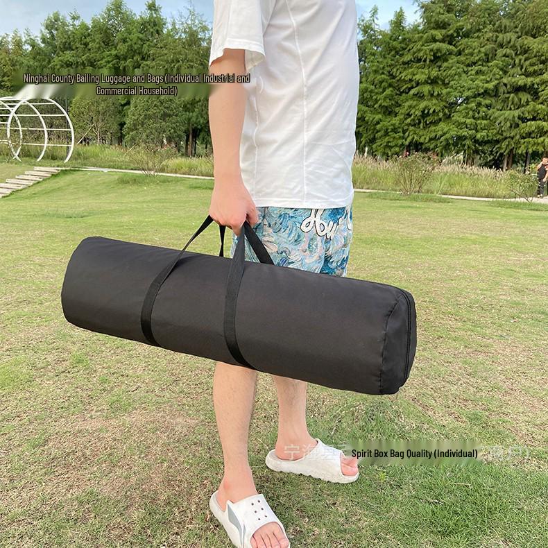 Waterproof Oxford Cloth Fishing Gear Bag: Outdoor Handbag for Rods, Reels, Lures, and Tent Storage.