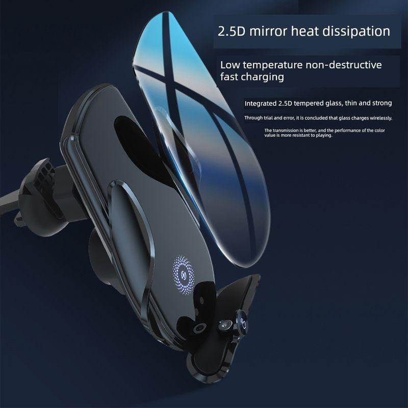 Magic Clip M123 Car Wireless Charger Mobile Phone Holder Automatic Sensor Electric Clamping Navigation Holder Automotive Device Mount