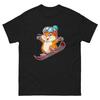 Hamster Snowboarding Fun Cartoon Snowboarder Shirt T-Shirt