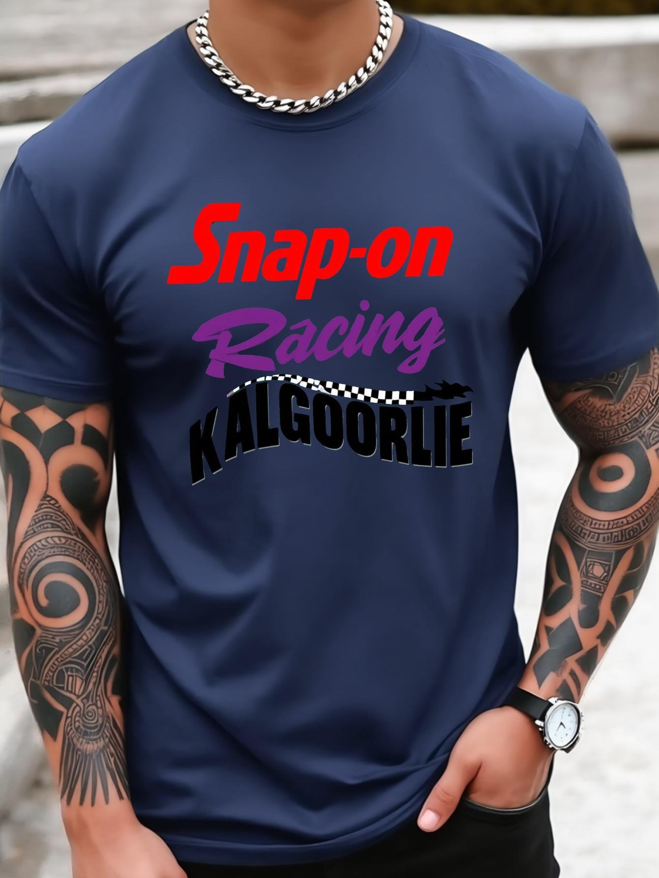 Snap-on Racing Graphic T-shirt - Black Cotton Blend XL
