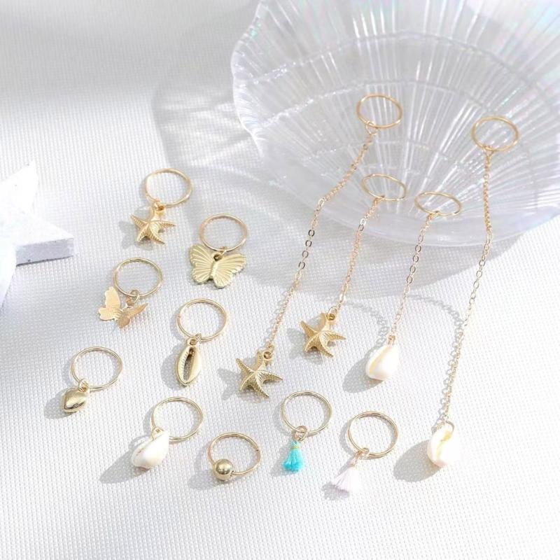 Set of 28 Metal Hair Braid Accessories Women Hairstyling Part Festival Hairstyle Decors Perfect for Festival and Party