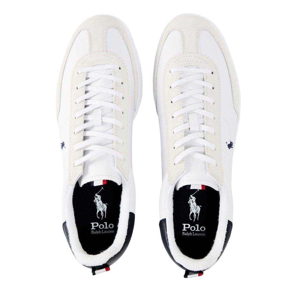 Ralph Lauren Mens Bedford Leather Trainers