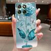 Case For Motorola Edge 70 5G Casing XT2601-2 XT2603-2 Fashion Butterfly Flower Transparent Cover For Motorola Edge 70 Phone Case