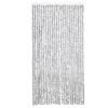Fly Screen Curtain Light Gray and Dark Gray 100 X 200 Cm Chenille