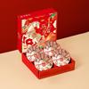 Year of the Horse Ceramic Rice Bowl Set: Includes Bowl, Plate, and Chopsticks - Perfect for Home and Business Gifts