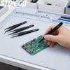 6Pcs Anti-static Stainless Steel Precision Tweezers Curved Straight Repair Tools for Electronics Craft Industrial Tools