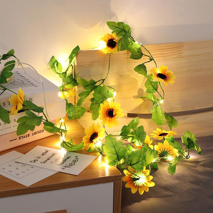 LED Pothos String Lights: Greenery Light Strip for Bedroom & Table Decoration
