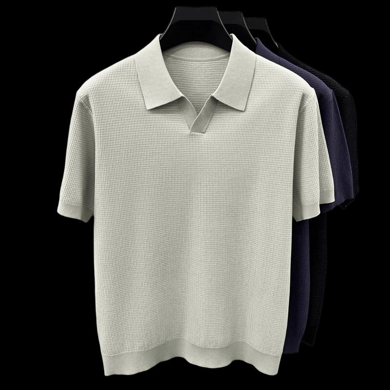 Romon Men's Pure Cotton Blend Polo T-Shirt