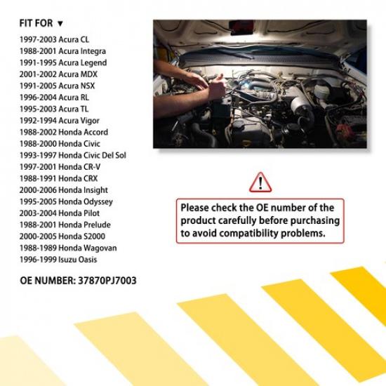 Engine Coolant Temperature Sensor for ACURA 1997-03 CL 1993-01 INTEGRA 2002 MDX