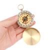 Camping Hiking Pocket Brass Golden Compass Portable Compass Navigation Outdoor