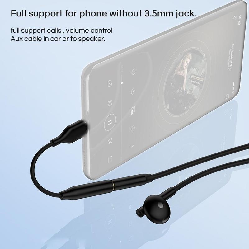 for Samsung POCO iPad Plastic Braid USB Type C To 3.5mm Aux Adapter Type-c 3 5 Jack Audio Cable Earphone Cable ConverterGood product