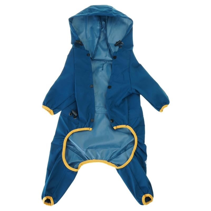 FourSeason Pet Raincoats Outdoor WindproofRaincoat Waterproof Rain Suit for Dog